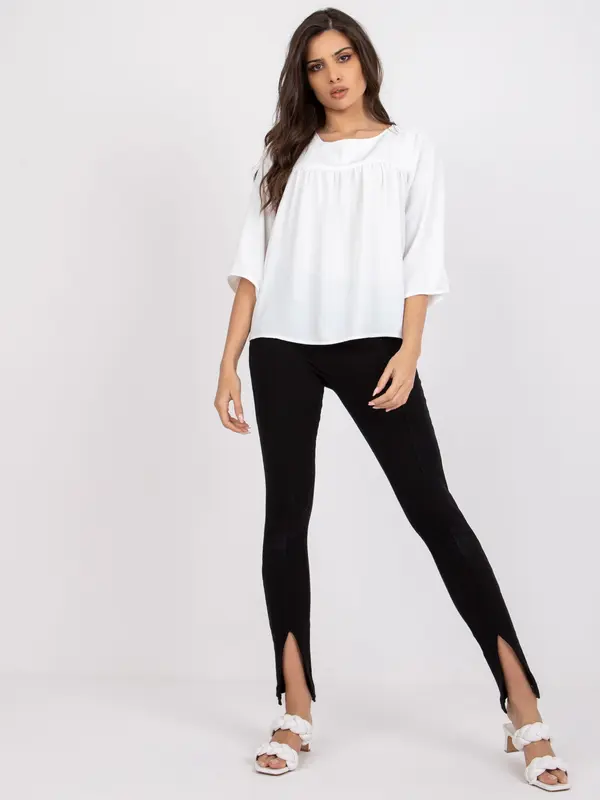 RUE PARIS Blouse-CHA-BZ-1701.29P-white