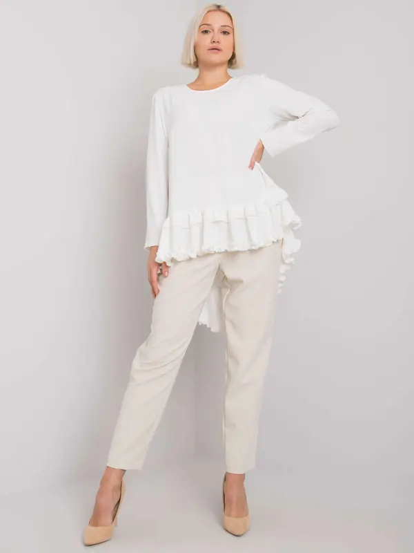 RUE PARIS Blouse-CHA-BZ-1801.47-white