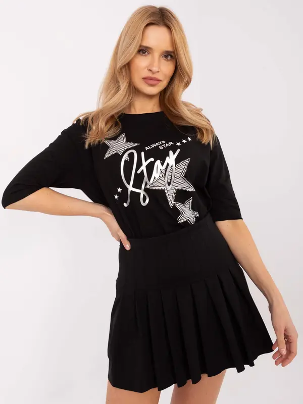 Calimera Blouse-CLM-BZ-0016.84-black