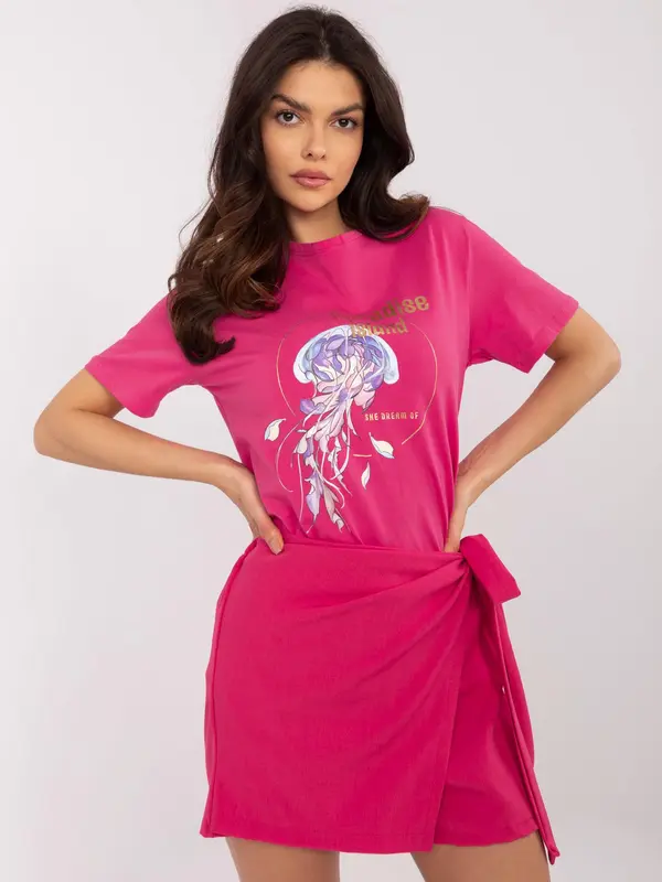 Calimera Blouse-CLM-BZ-0020.75-fuchsia