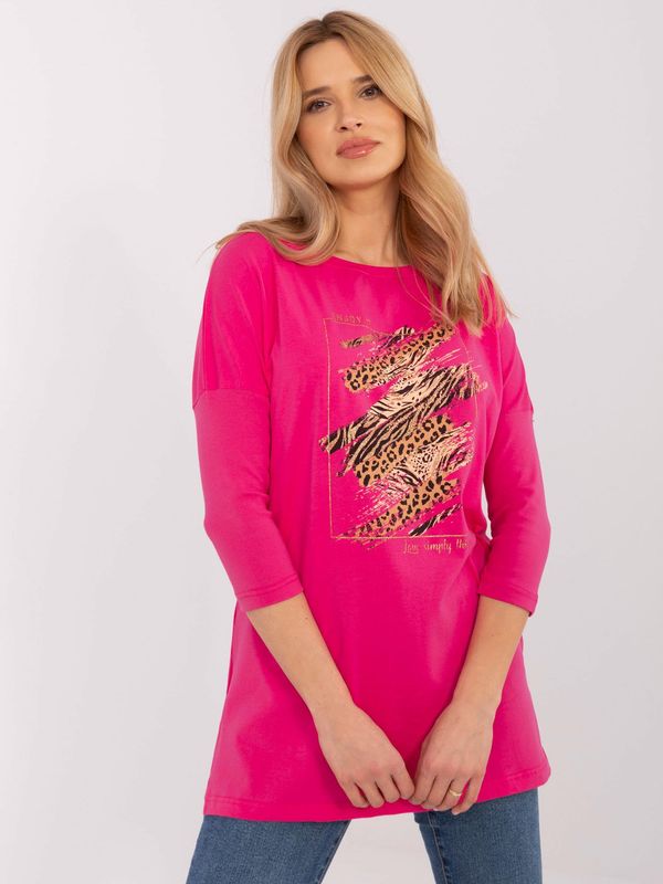Calimera Blouse-CLM-BZ-0052.37-fuchsia