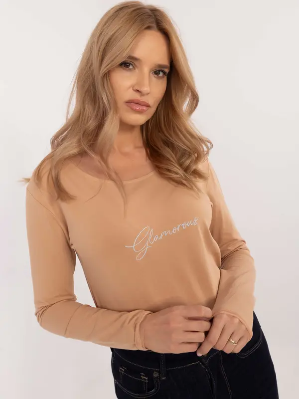 Calimera Blouse-CLM-BZ-1157.13X-camel
