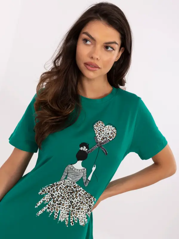 Calimera Blouse-CLM-BZ-1702.89-green