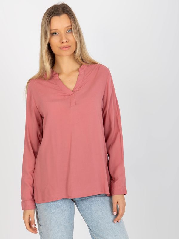 Sublevel Blouse-D73761M11081A-dark pink