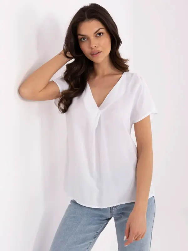 Sublevel Blouse-D73761M11171B-white