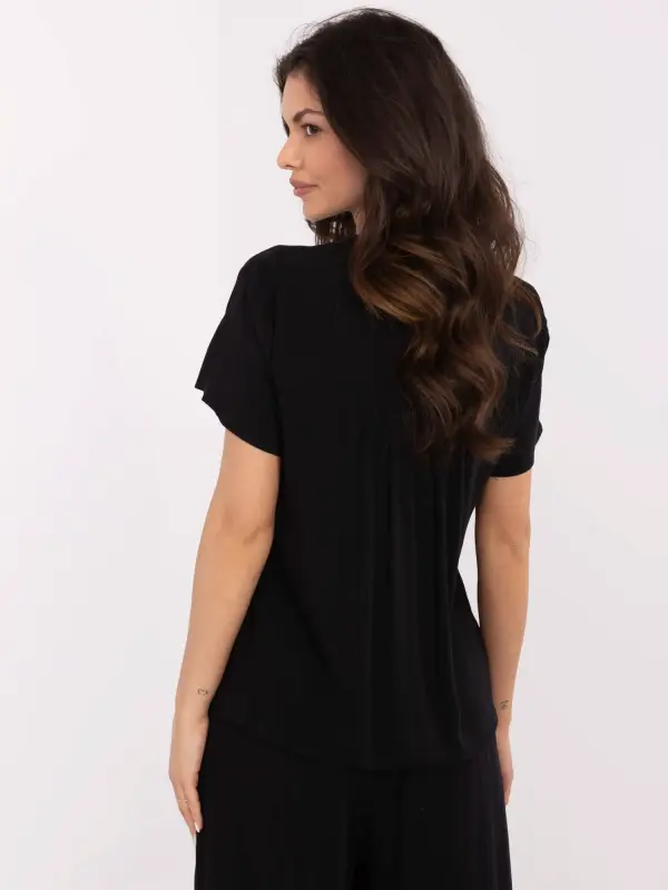Sublevel Blouse-D73761M11173A-black