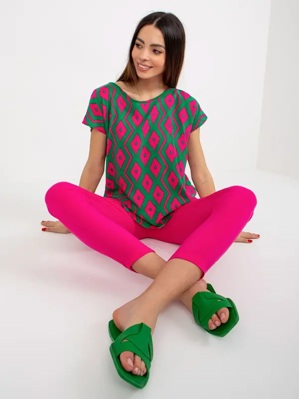 Sublevel Blouse-D73771R10978Q-green