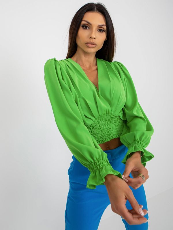 Italy Moda Blouse-DHJ-BZ-13866.92P-light green