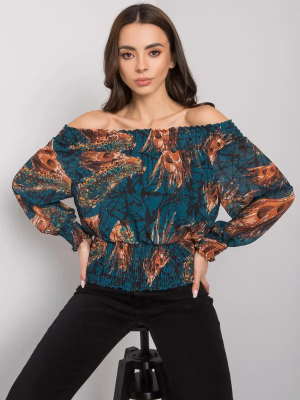 Italy Moda Blouse-DHJ-BZ-15175-1.11P-sea