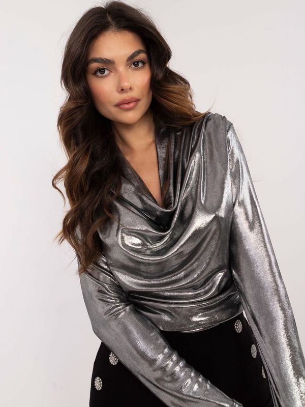 Italy Moda Blouse-DHJ-BZ-15268.30-silver