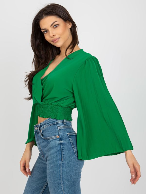 Italy Moda Blouse-DHJ-BZ-16503.30X-green