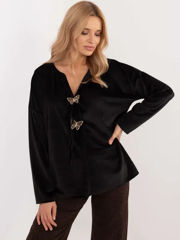Italy Moda Blouse-DHJ-BZ-19916.03P-black