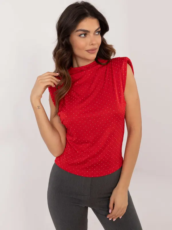 Italy Moda Blouse-DHJ-BZ-19978.95-red