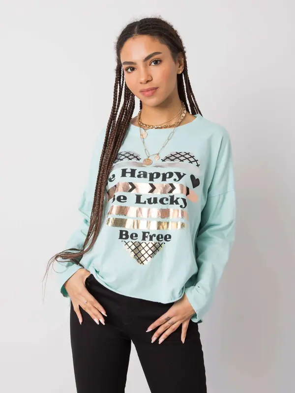 Italy Moda Blouse-DHJ-BZ-21103.06P-mint