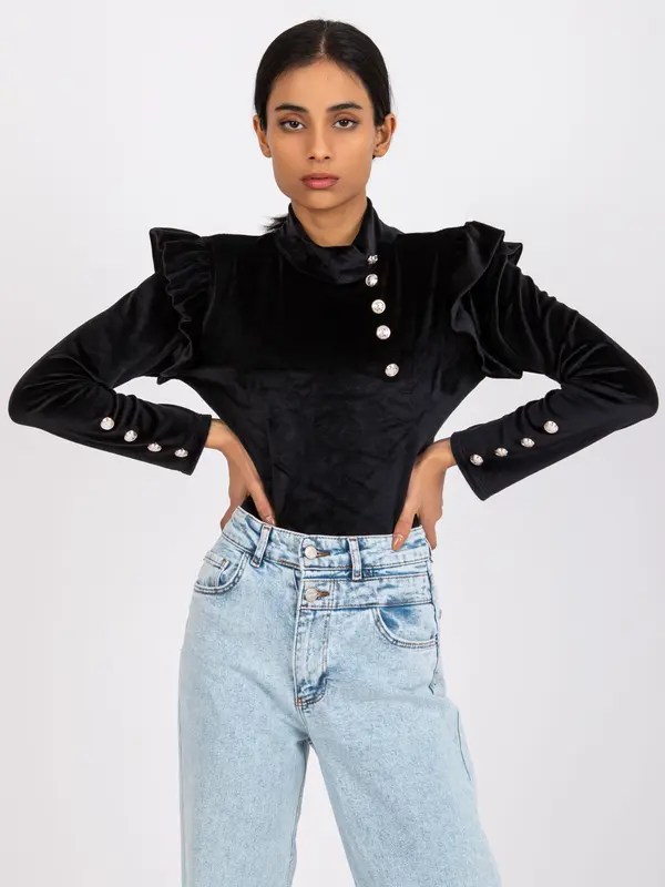 Italy Moda Blouse-DHJ-BZ-6533A.44P-black