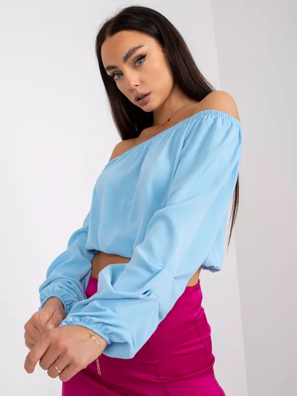Italy Moda Blouse-DHJ-BZ-6816.57-light blue