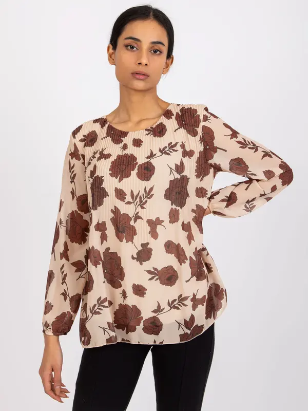 Italy Moda Blouse-DHJ-BZ-8643-1.37P-beige