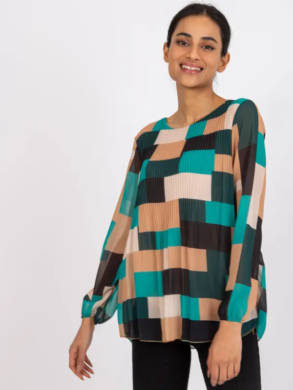 Italy Moda Blouse-DHJ-BZ-8643.38P-dark green