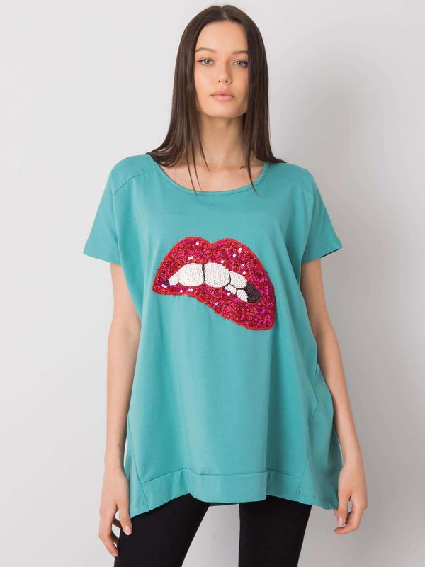 FANCY Blouse-FA-BZ-7101.27P-turquoise