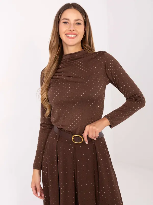 RUE PARIS Blouse-IT-BZ-15368-1.04-brown