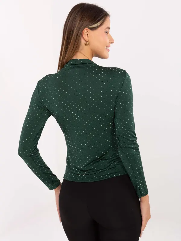 RUE PARIS Blouse-IT-BZ-15368-1.04-dark green