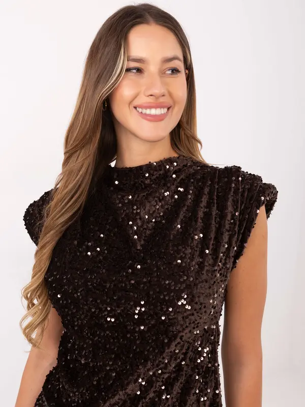 Italy Moda Blouse-IT-BZ-20052.96-dark brown