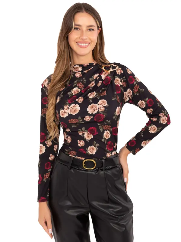 RUE PARIS Blouse-IT-BZ-20315-1.19P-black