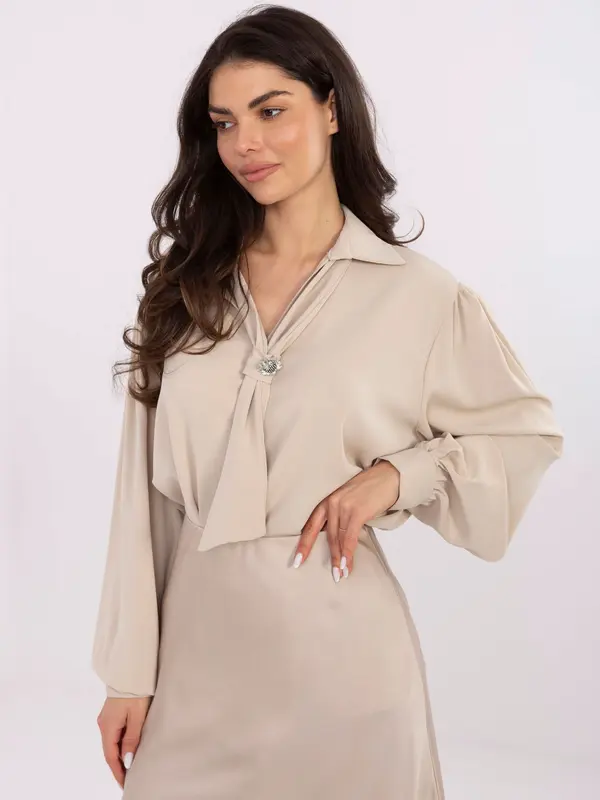 Factory Price Blouse-IT-BZ-28913.17-beige