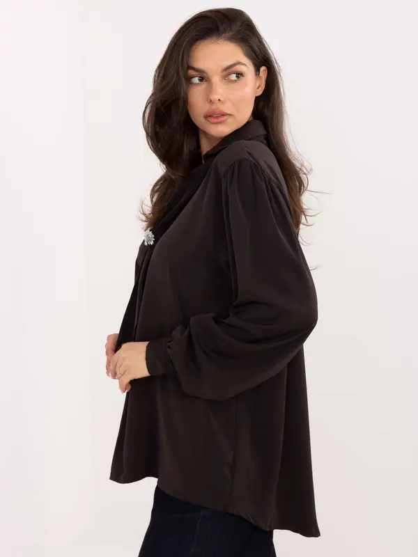 Factory Price Blouse-IT-BZ-28913.17-dark brown