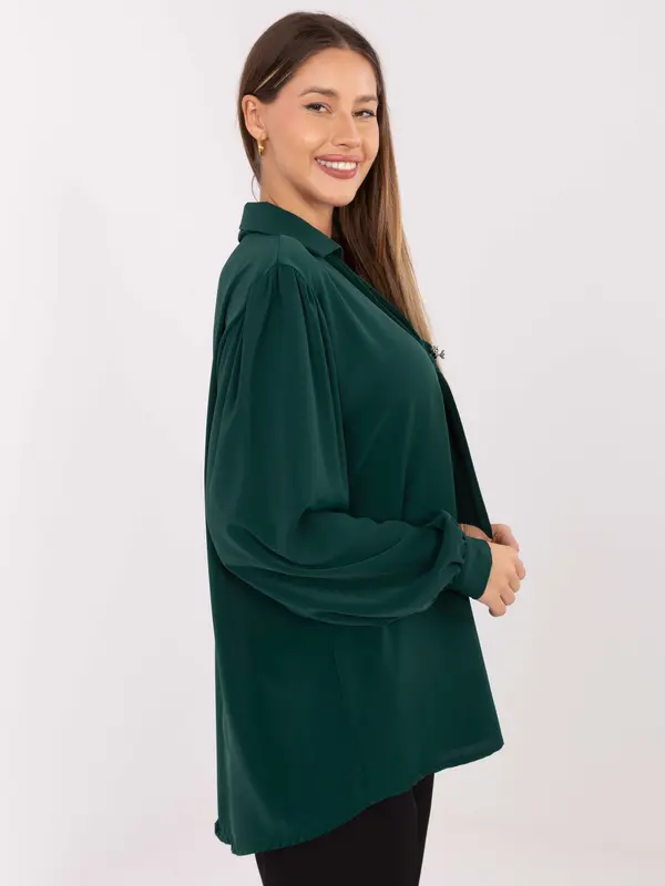Factory Price Blouse-IT-BZ-28913.17-dark green