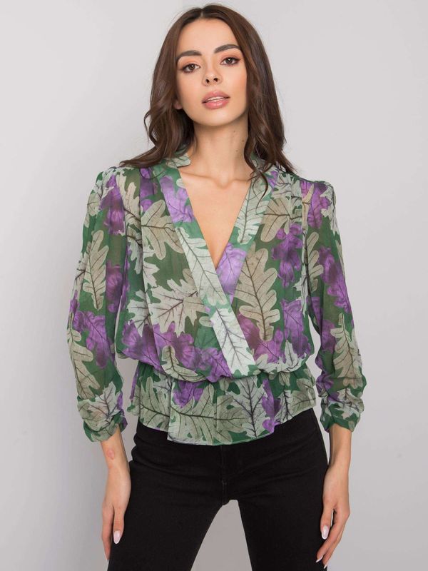 Factory Price Blouse-LC-BZ-22K-2048.22P-dark green