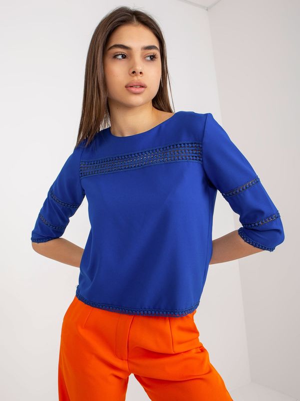 LAKERTA Blouse-LK-BZ-506126-1.90P-Cobalt