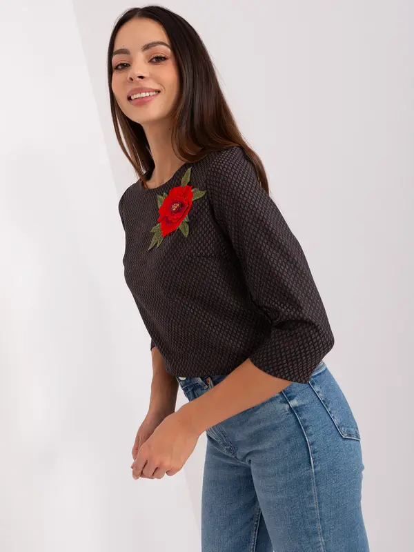 LAKERTA Blouse-LK-BZ-506494.50P-black