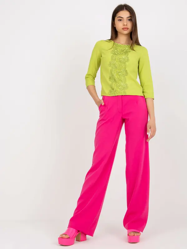 LAKERTA Blouse-LK-BZ-506522.07-lime green