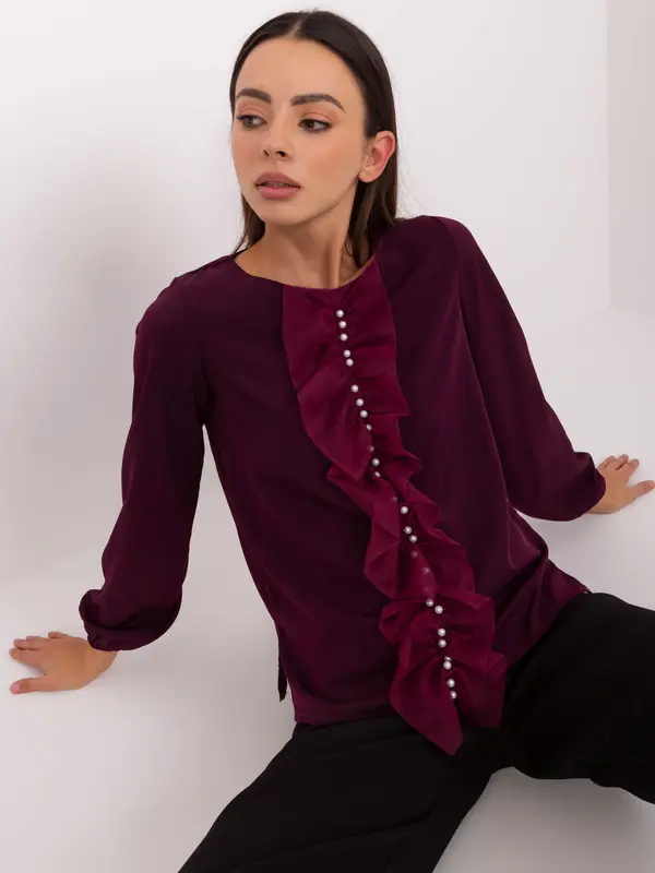 LAKERTA Blouse-LK-BZ-506673.36-dark purple