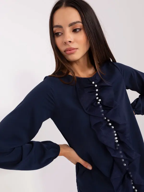 LAKERTA Blouse-LK-BZ-506673.36-navy blue