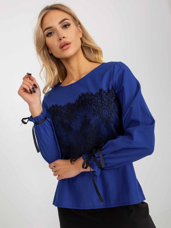 LAKERTA Blouse-LK-BZ-506877.15X-cobalt