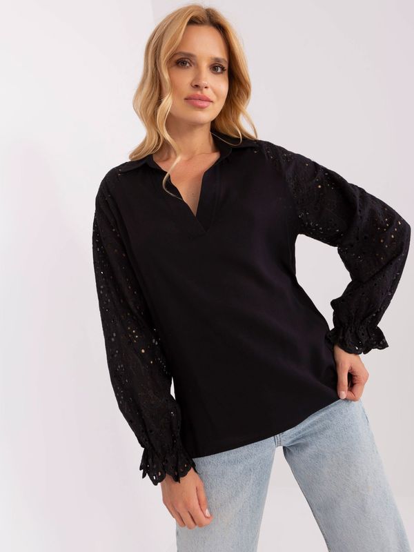 LAKERTA Blouse-LK-BZ-509328.20-black