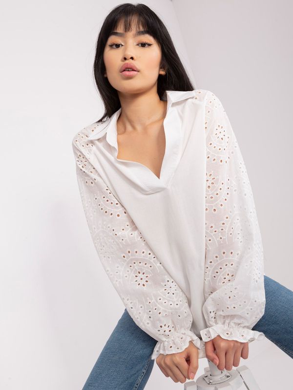 LAKERTA Blouse-LK-BZ-509328.20-ecru