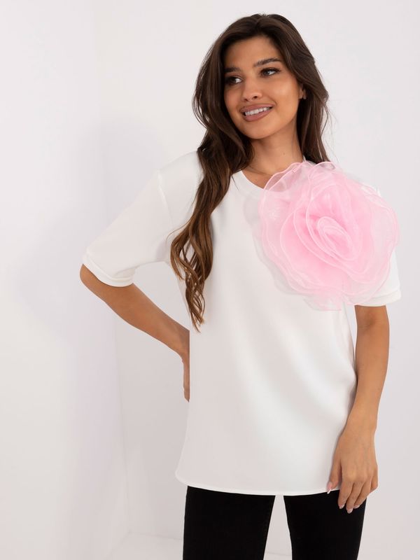 LAKERTA Blouse-LK-BZ-509686.92-white-pink