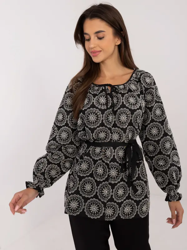 LAKERTA Blouse-LK-BZ-509744.12X-black