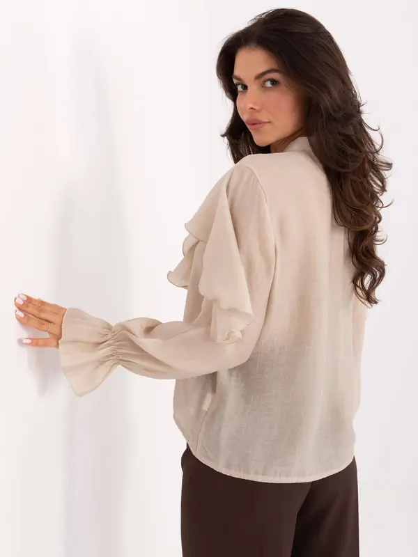 RUE PARIS Blouse-MI-BZ-27427.96-beige