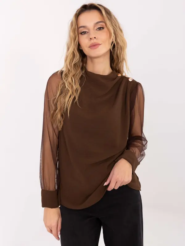 Italy Moda Blouse-MI-BZ-278519.03X-brown