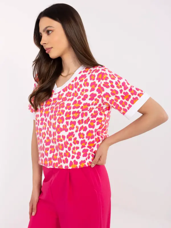 Italy Moda Blouse-MI-BZ-M6312-1.29-fuchsia