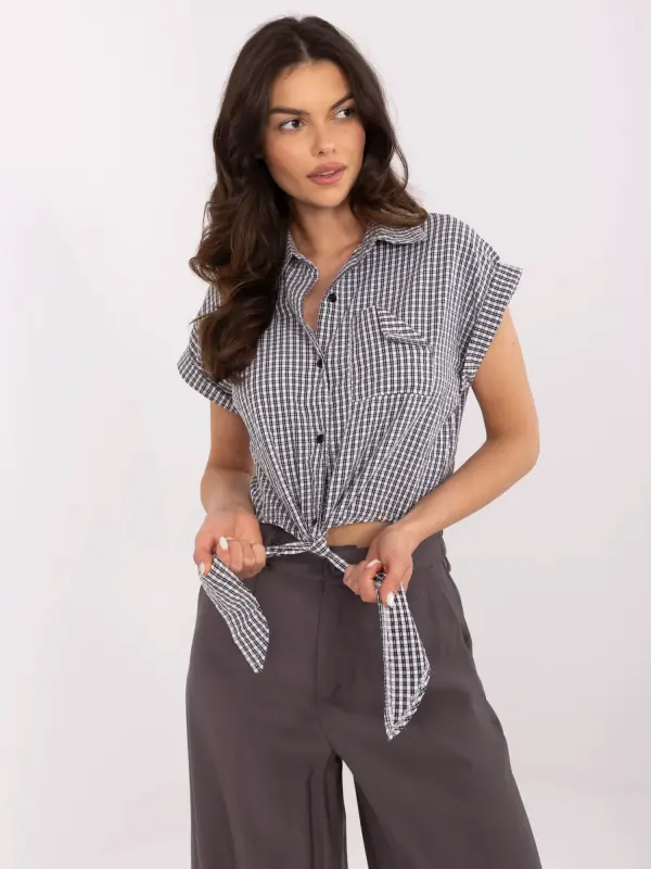 Vinceotto Blouse-NM-BZ-KA-01147.62P-black-white