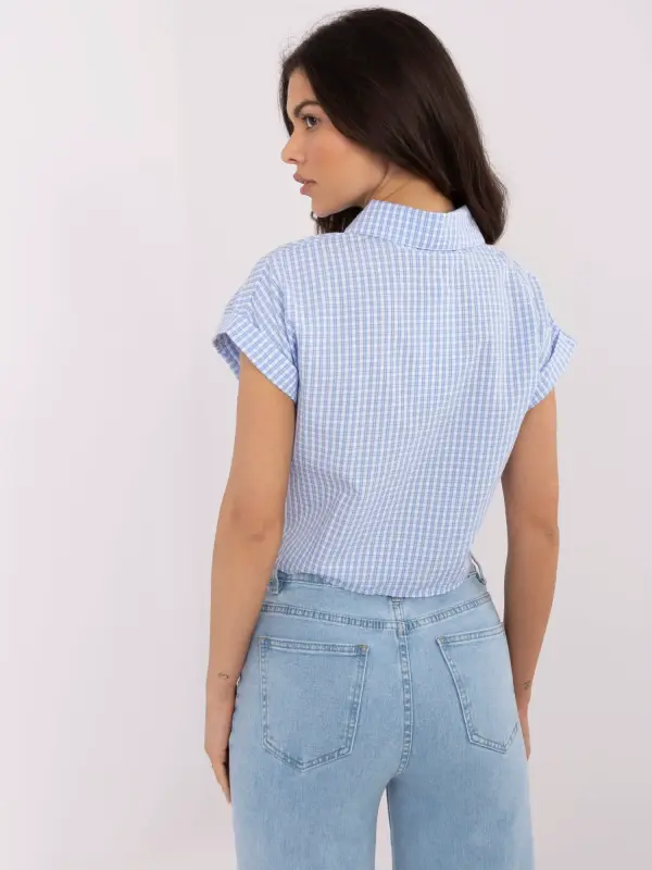 Vinceotto Blouse-NM-BZ-KA-01147.62P-white-blue