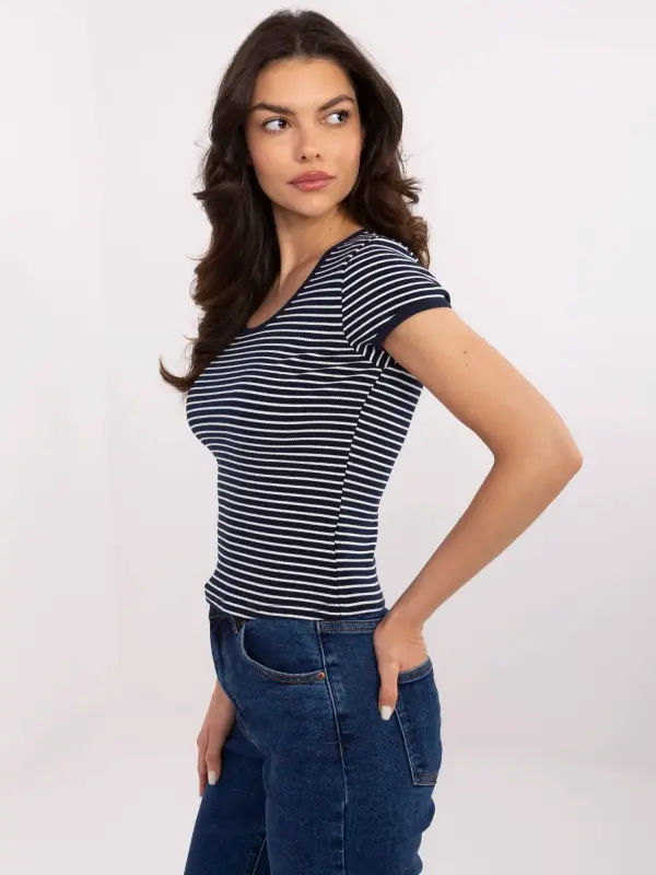 Jean Louis Francoise Blouse-NM-BZ-R61850.34-navy blue