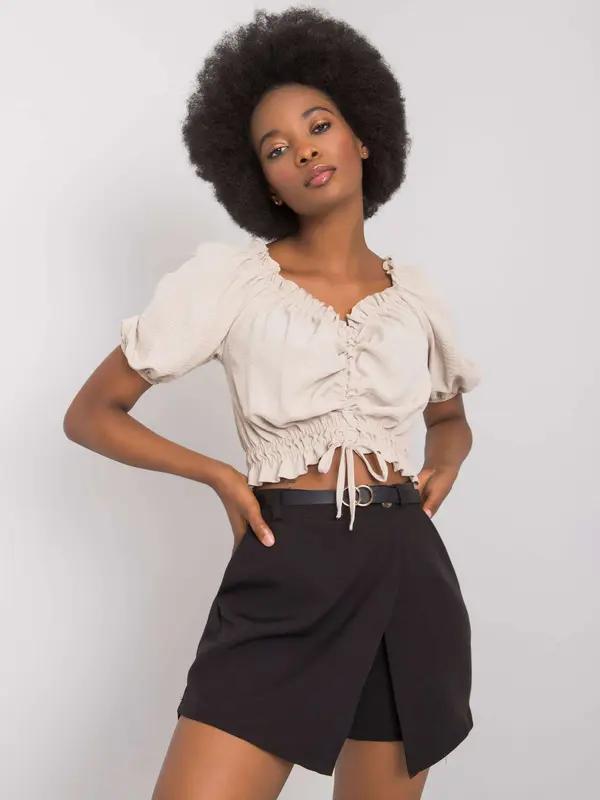 RUE PARIS Blouse-RO-BZ-2534.07-light beige