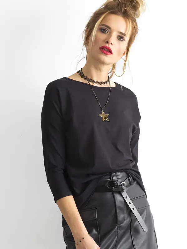 BASIC Feel Good Blouse-RV-BZ-4661.42P-black