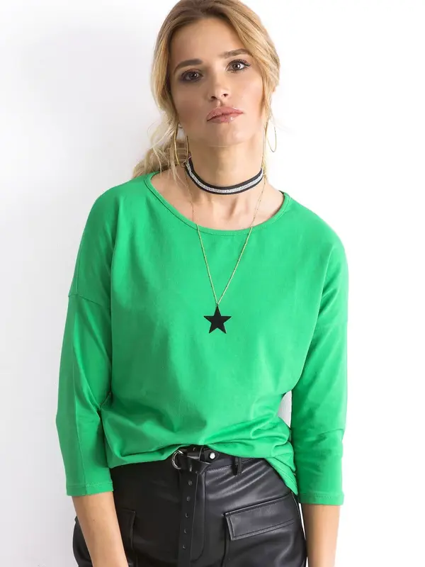 BASIC Feel Good Blouse-RV-BZ-4661.55P-green